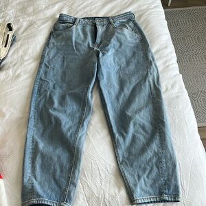 Light blue balloon fit jeans